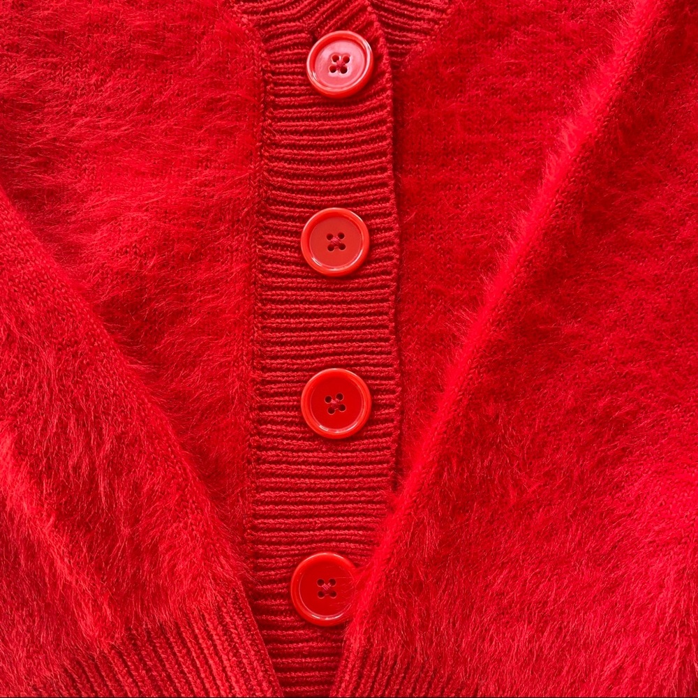 Sanctuary Red Cropped Cardigan - Picture 3 of 6